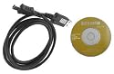 U-Bop Transfer & Sync USB Data 2.0 Cable "Single-Pack" DKE2 For Nokia 3109 classic 3110 classic 3500 classic 5300 XpressMusic 6110 Navigator 6120 classic 6121 classic 6124 classic 6267 6300 6300i 6301 7390 7500 Prism E51 E90 Communicator N76 N800 Internet Tablet N91 N95 N95 8G