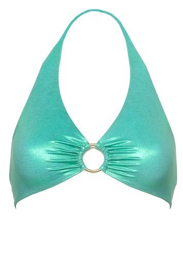 Buy Cosabella Casino halter bikini top with ring detail