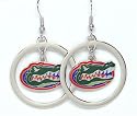 Florida Gators - NCAA Floating Logo Hoop Earrings