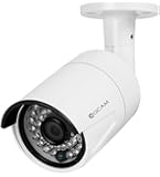 Amcrest Qcam 3-Megapixel (2048 x 1536) POE Weatherproof IP66 Bullet IP Camera with Super High Resolution 2048TVL @ 25fps, Night Vision up to 65ft, 70&deg; Viewing Angle, and More