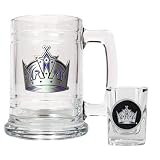 NHL Los Angeles Kings Boilermaker Set - Primary Logo