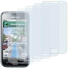5 x mumbi Displayschutzfolie Samsung i9000 Galaxy S / i9001 Galaxy S PLUS Displayschutz "CrystalClear" unsichtbar