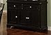 Contemporary Black Finish Dining Room Sideboard Server