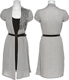 HEART SOUL Belted Paisley Print 2fer Dress [65184DIA-94]