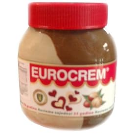 Eurocrem Hazelnut Milk and Cocoa Spread 800g
