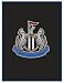 Zap Newcastle Black and White Crest Fleece Blanket Image