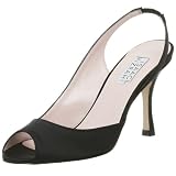 Isaac Mizrahi Women's Brava Slingback Sandal,Black,8 M