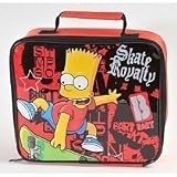 Childrens/Kids Boys Bart Simpson Skate Royalty Lunch Box/Bag