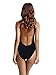 zeraca Women's Deep V High Cut One Piece Swimsuit Bathing Suits