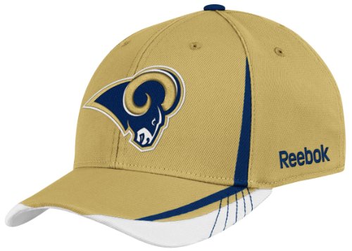 NFL Men's St. Louis Rams Sideline Draft Hat - Tw94Z (Old Gold, Large/X-Large)