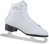 Lake Placid Ladies Leather Line Figure Skates