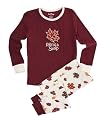 Hatley  Girls 7-16 Polo Pajama Set - Fall Leaves