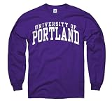 Portland Pilots Purple Arch Long Sleeve T-Shirt