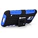 Cush Cases Heavy Duty Rugged Cover Case for Samsung Galaxy S5 SmartPhone - BLUE (This case will NOT fit S5 Active)