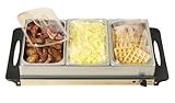 Nostalgia BCD-992 3-Section Buffet and Warming Tray