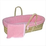 Sleeping Partners cmbakt0XX Tadpoles Cable Knit Moses Baskets Color: Red