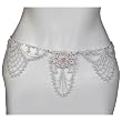 Best Mothers Day Gift Silver Belly Chain Length 36.5 inches