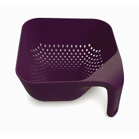 Joseph Joseph Square Small Colander, Aubergine