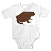 Onesie with vertebrate, amphibian, toad, animal, padda, warts, jumping, anuran