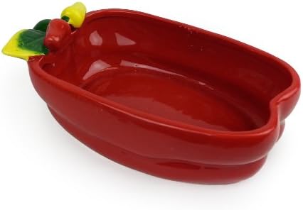 Tumbleweed Pottery Red Pepper Veggie Dip Dish