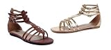 Women's 015-Rome 0 Gladiator Flat Sandal