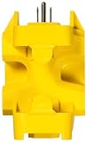 Yellow Jacket 27362 Outdoor 15-Amp Power Strip Adapter, 5-Outlet