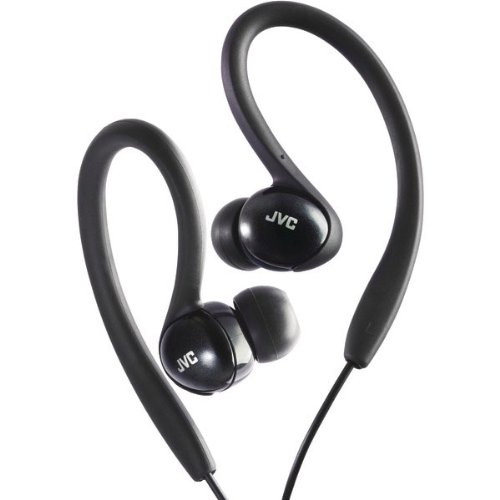 JVC HAEBX5B Inner Ear Sports Clip Headphones (Black)