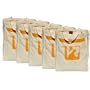 The Carrot Bag Set of 5 organic cotton totes