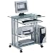 DPA PC-120 Glass Computer Desk from Stand & Deliver