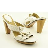 FRYE Gerry Slide White Sandals Slides Shoes Ladies 10 by FRYE