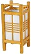 Unique Design Simple Best Price Quality - 14" Akida Japanese Style Wood & Paper Shoji Lantern Bedside Table Lamp J151