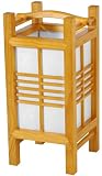 Unique Design Simple Best Price Quality - 14" Akida Japanese Style Wood & Paper Shoji Lantern Bedside Table Lamp J151