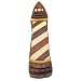 Lighthouse Handmade Carved Wood Intarsia Puzzle Box