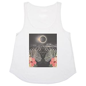 Billabong Women's In A Zebra Way Tank Top White Medium