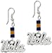 UCLA Bruins Wood Bead Earrings