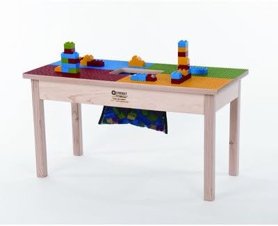 16" x 32" Fun Builder Table Size: Lego and Mega Bloks micro compatible