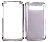 HTC Trophy P6985/P6986 Transparent Smoke Hard Case,Cover,Faceplate,SnapOn,P ....