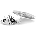 Star Wars Mens Enamel Silver Plated Lapel Pin (Imperial Empire - Silver & Black)