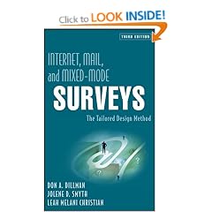 Internet, Mail, and Mixed-mode Surveys: The Tailored Design Method