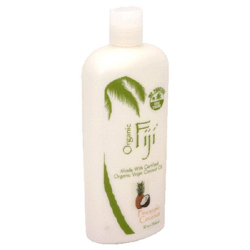 Organic Fiji Moisturizer, Pineapple Coconut, 12-Ounces by Organic Fiji