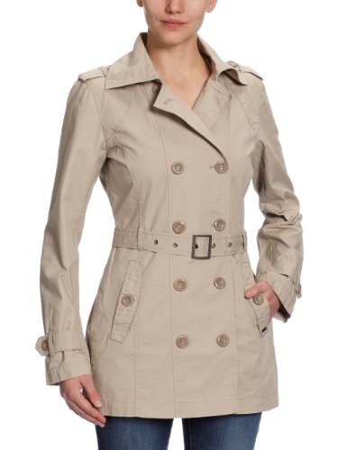 TOM TAILOR Damen Trench Coat, 38000140070/Basic trench, Gr. 40 (L), Braun (8229) Preisvergleich