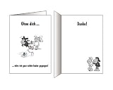 Eigenschaften Nici 65426 / NICI Jolly Mäh, Klappkarte, Danke, Nr. 7