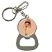 Bottle Opener Key Chain of Vintage Art Deco Betty Boop Under Umbrella