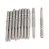 uxcell スクリュードライバービット 電動ドライバー　4mmx5mmx60mm　10個入り