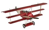 Authentic Models - Large Model Airplane - Fokker Triplane - Colourful and Unique - 32 inch Wingspan