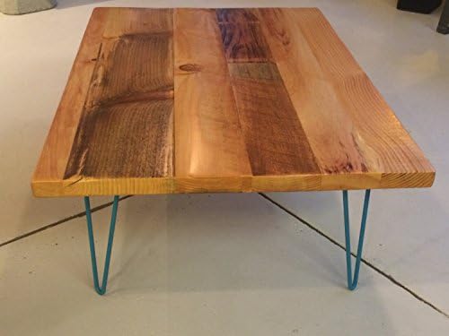 Hair Pin Leg Coffee Table with Reclaimed Wood Top