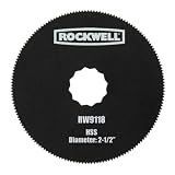 Rockwell RW9118 Sonicrafter 2-1/2-Inch HSS Circle Blade, 1-Piece