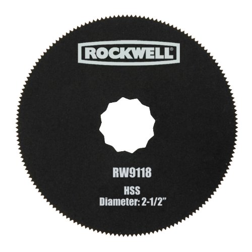 Rockwell RW9118 Sonicrafter 2-1/2-Inch HSS Circle Blade, 1-Piece