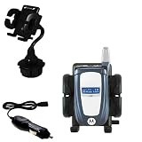 Nextel i760 Auto Cup Holder with Car Charger - Uses Gomadic TipExchange