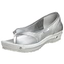 BCBGirls Women's Jalan Thong Sneaker,Pure White/Silver Metallic,6 M US